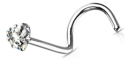 Nostril Piercing Nariz Aros Zirconia Estrella Ride Club Plateado